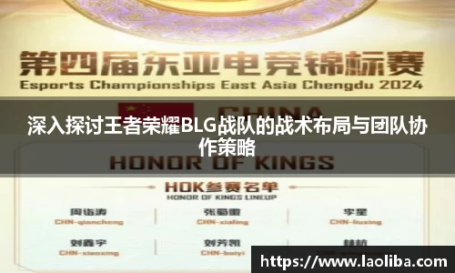 深入探讨王者荣耀BLG战队的战术布局与团队协作策略